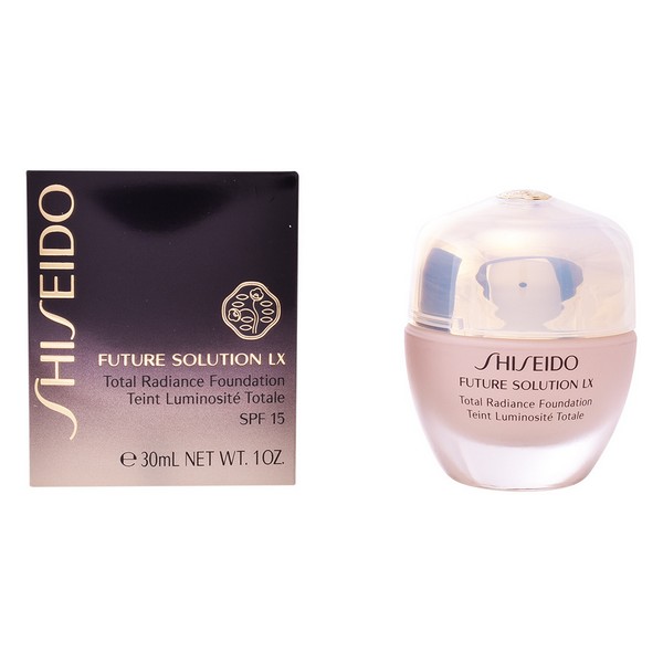 Nestemäinen meikki Future Solution Lx Shiseido(Väri 3 - Golden)
