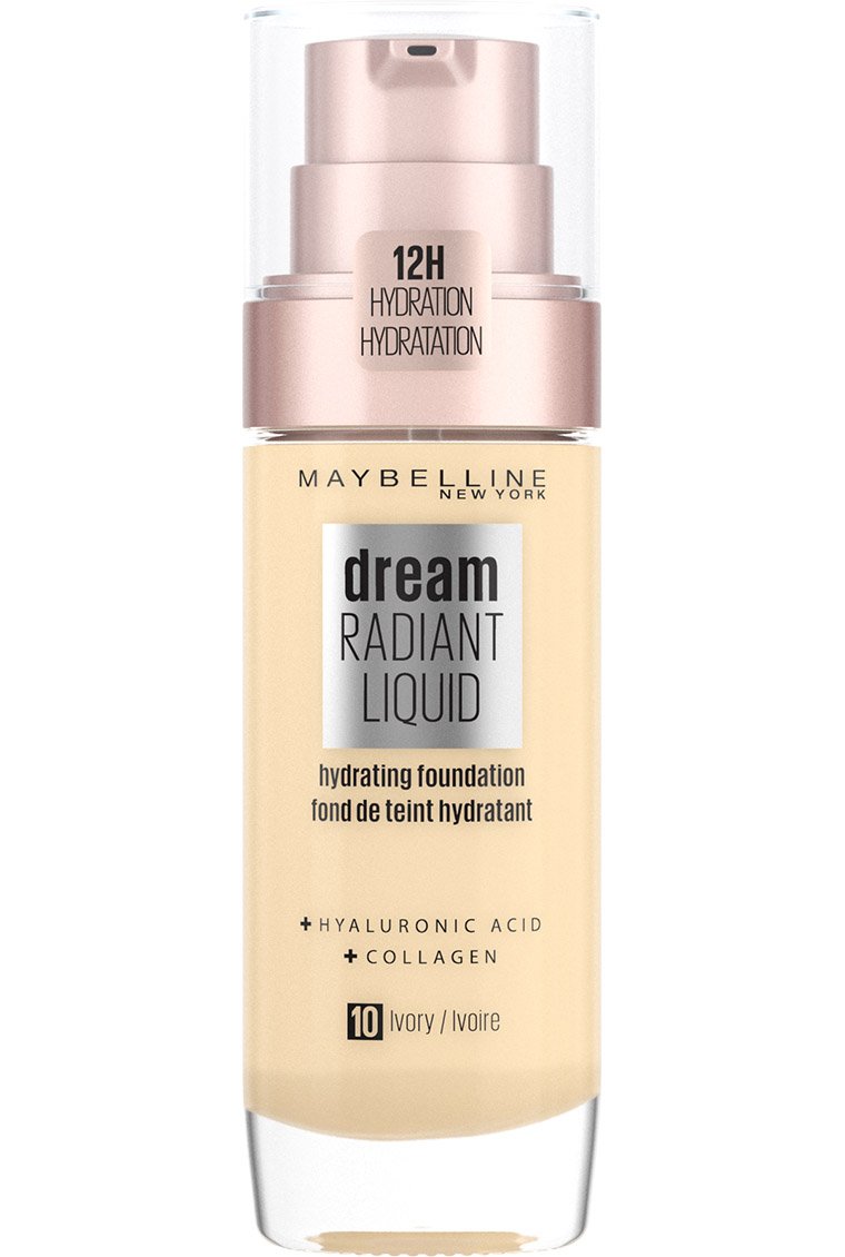 Maybelline - Dream Radiant Liquid Foundation - 10 Ivory