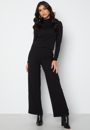 Pieces Fraya HW Wide Pant Black XS