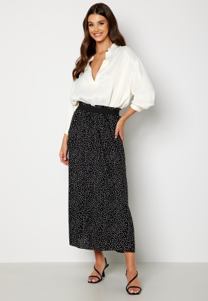 ONLY Venedig Life Long Skirt Black AOP:CD DOT XS