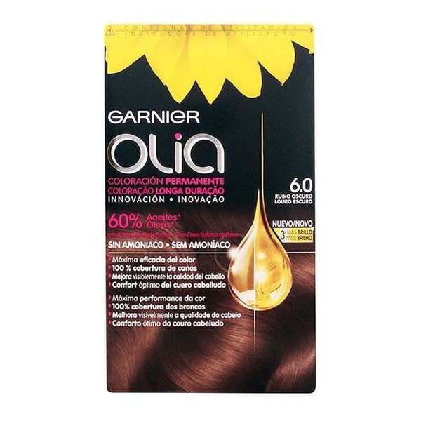 Väriaine ei sisällä ammoniakkia Olia Garnier Tummanvaalea
