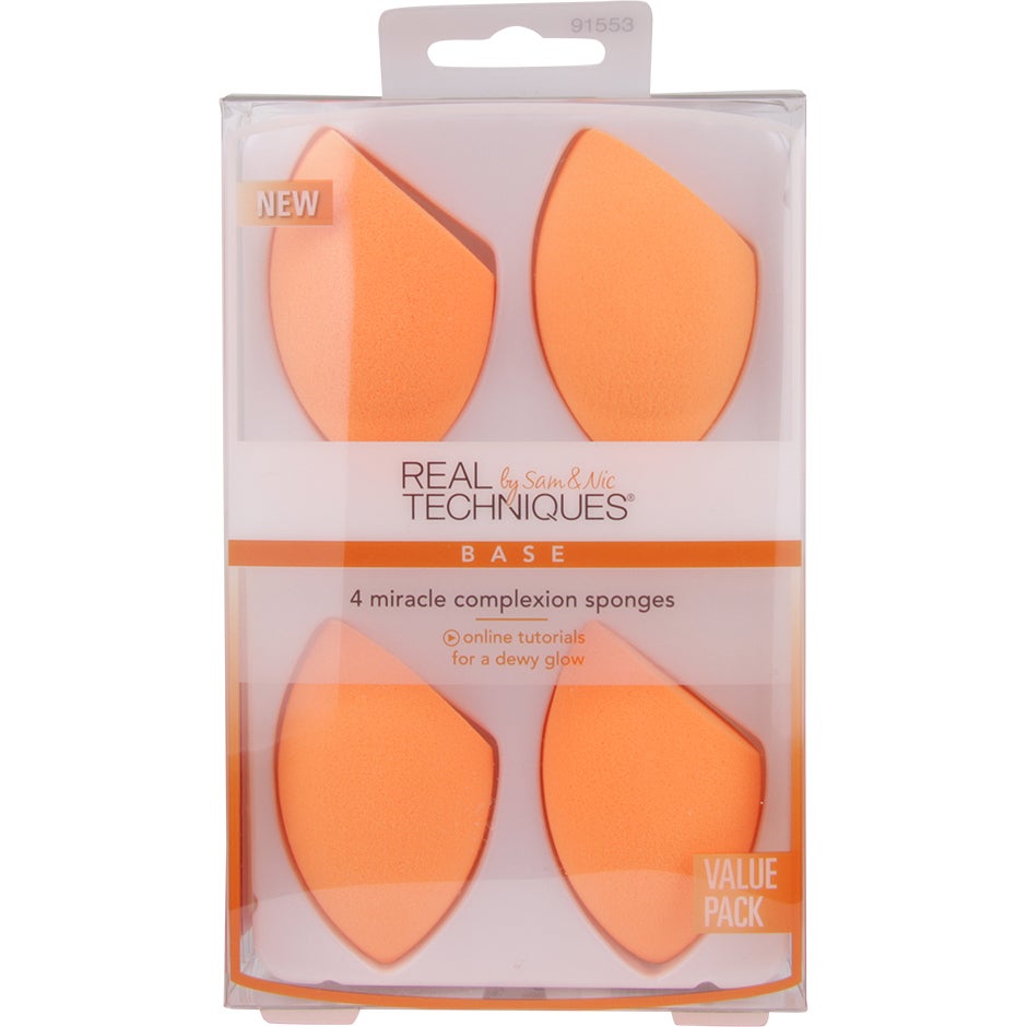 Real Techniques 4 Miracle Complexion Sponge, Real Techniques Meikkisienet