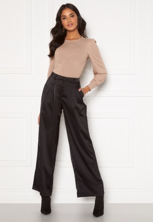 VILA Daye HWRX Wide Pants Black 34