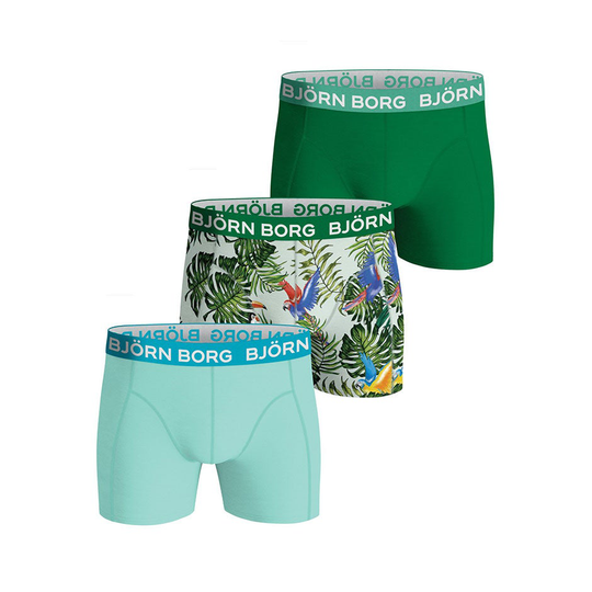 3p Essential Boxer Greens, Björn Borg Bokserit