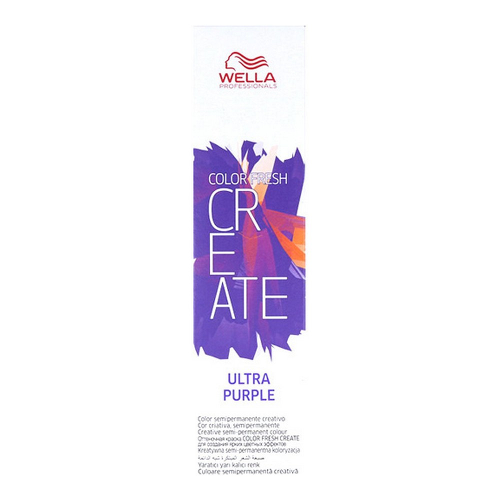 Puolipysyvä sävy Color Fresh Create Ultra Wella Purppura (60 ml)