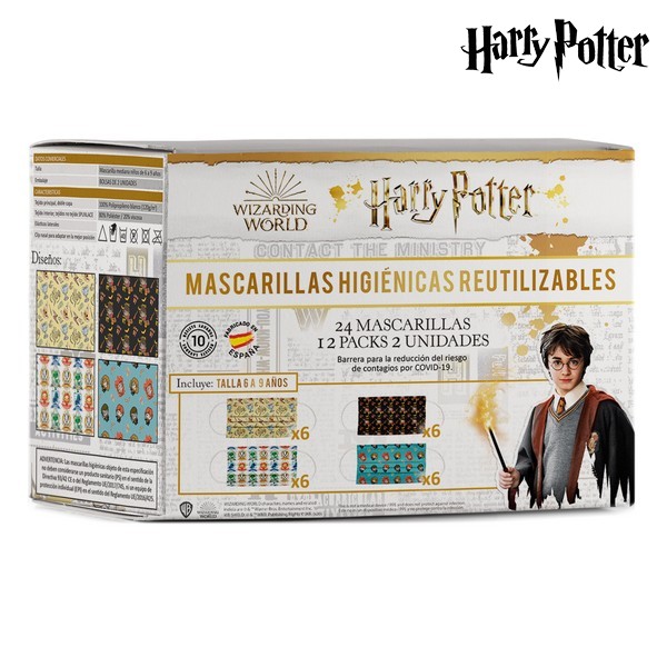Hygieeninen kasvosuojain Harry Potter (24 uds)