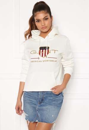 GANT Archive Shield Sweat Hoodie 113 Eggshell S