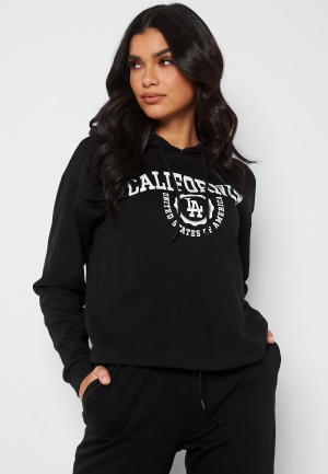 ONLY Comfy Life L/S Print Hood Black Print Californ L