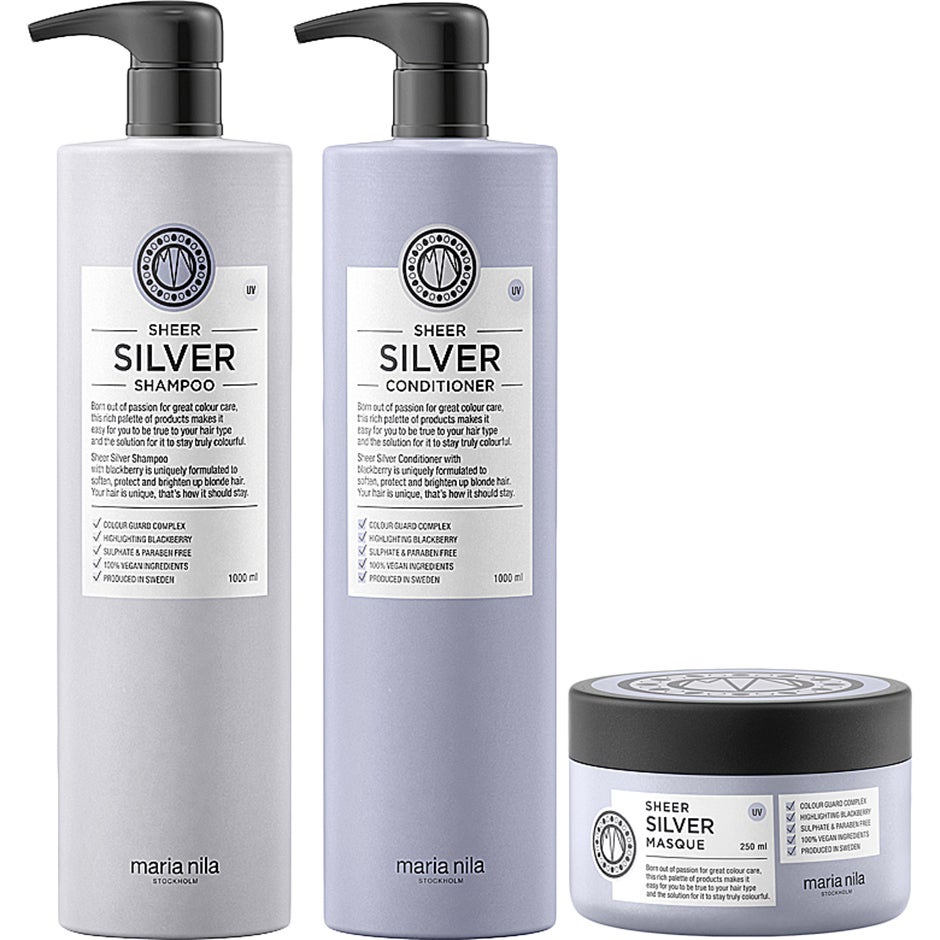 Sheer Silver Trio, Maria Nila Hopeashampoot