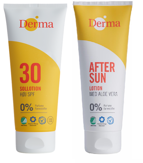 Derma - Sun Lotion SPF 30 200 ml+ After Sun Lotion 200 ml
