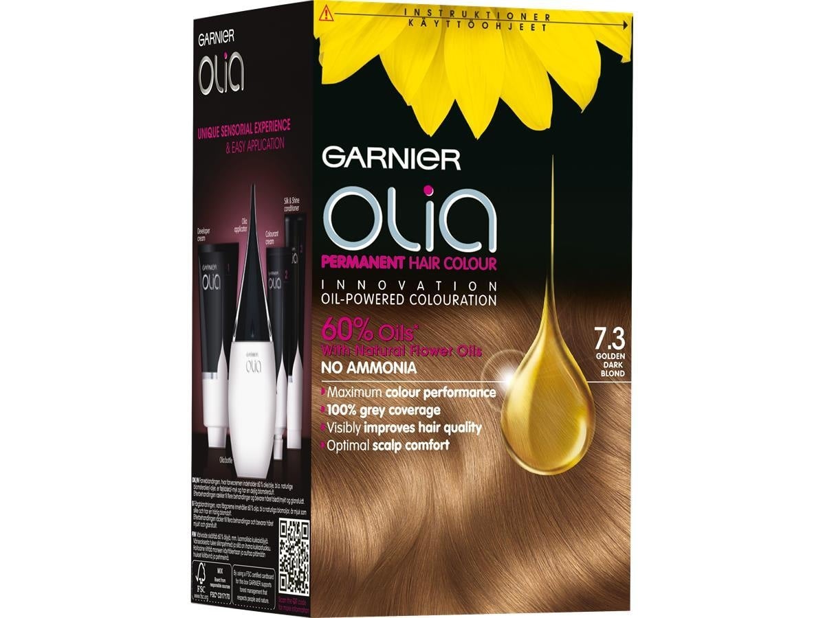 Garnier Olia 7.3 Gylden mørk blond, Garnier Vaaleat hiukset