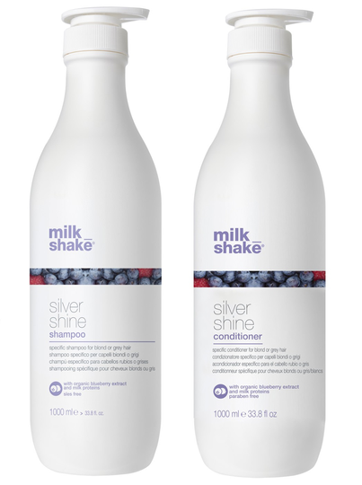 milk_shake - Silver Shine Shampoo 1000 ml + Silver Shine Conditioner 1000 ml