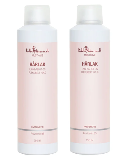 Pudderdåserne - 2 x Hairspray 250 ml