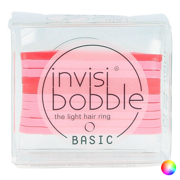 Kumihiuslenkit Basic Invisibobble (10 Kappaletta)(Väri crystal clear)