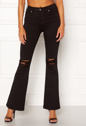 Dr. Denim Macy Black Ripped Knees S/30