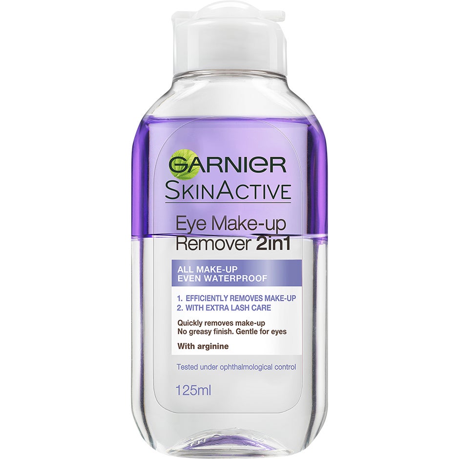 Skin Active Eye Makeup Remover 2in1, 125 ml Garnier Meikinpoistoaine