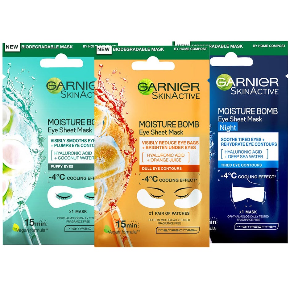 Eye Mask Trio, Garnier Kasvonaamiot