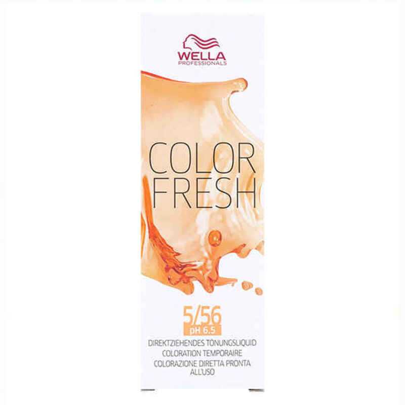 Kevytvärjäys Color Fresh Wella Nº 5.56 (75 ml)