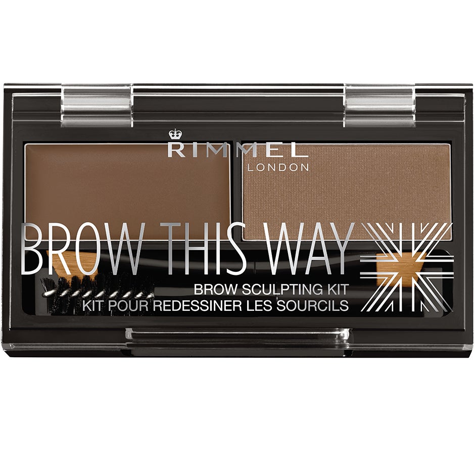 Brow This Way Eyebrow Powder Kit, Rimmel London Kulmakarvat