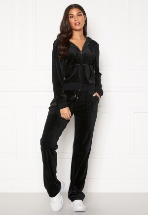 Juicy Couture Del Ray Classic Velour Pant Black XS