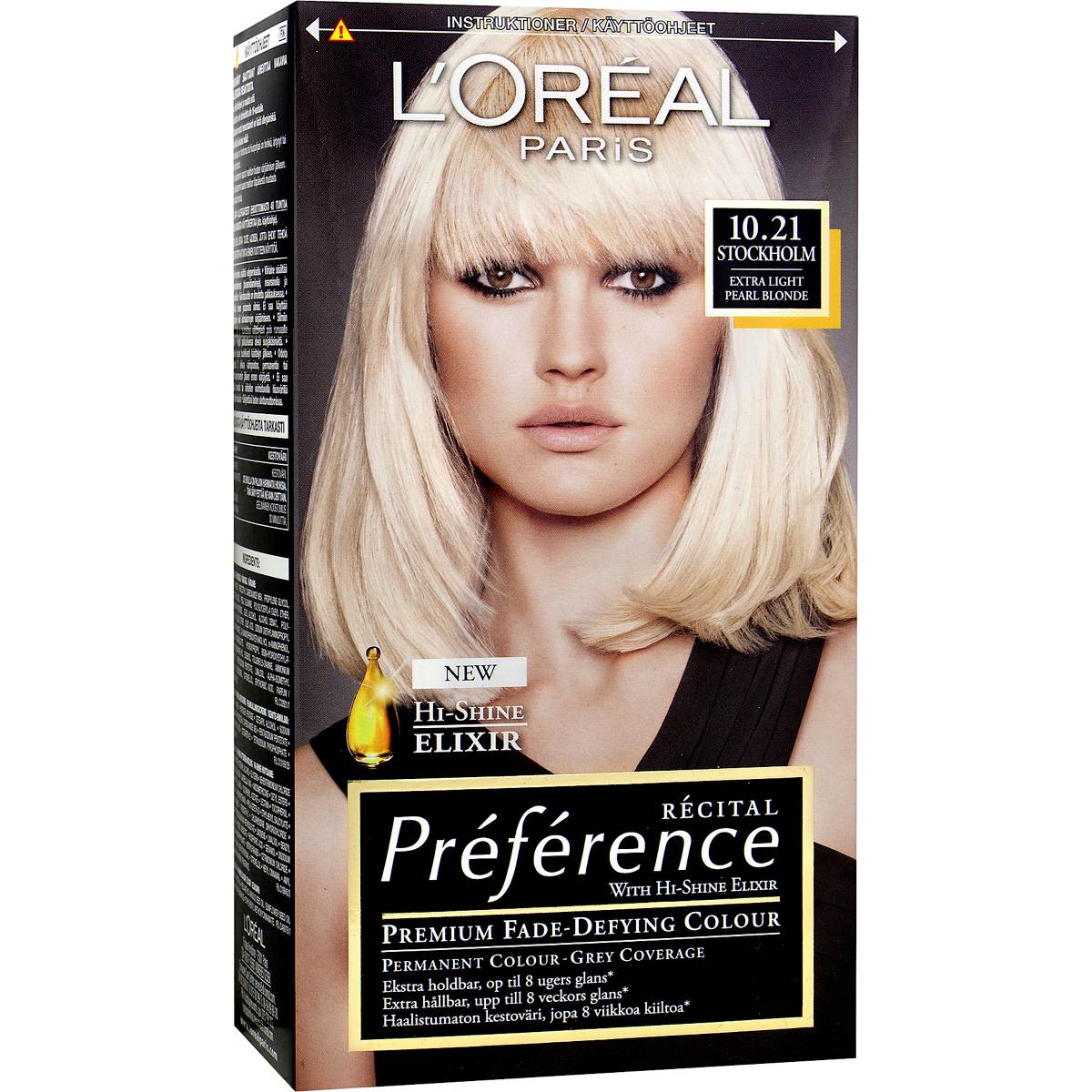 Récital Préférence 10.21 Stockholm Extra Ljus Pärlemorsblond, L'Oréal Paris Hiusvärit