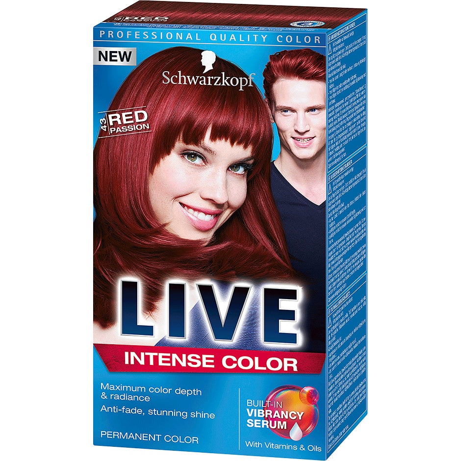 Schwarzkopf Live Color XXL, 43 Red Passion, Schwarzkopf Hiusvärit