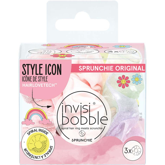 Sprunchie Trio Retro Dreamin' Macaron, Invisibobble Ponnarit, Pinnit & Hiusklipsit