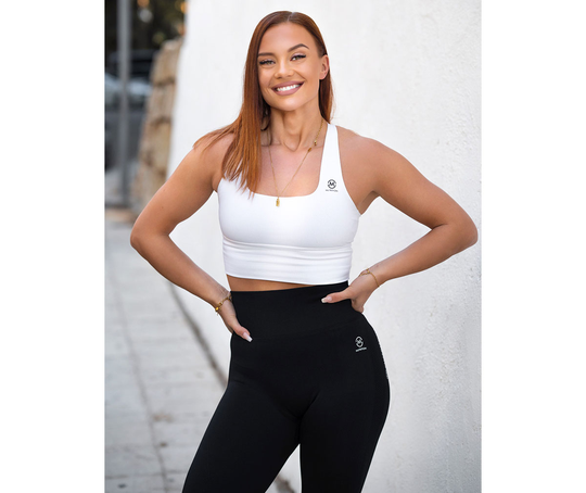 M-NUTRITION Sports Wear Seamless Butt Booster tights, Black