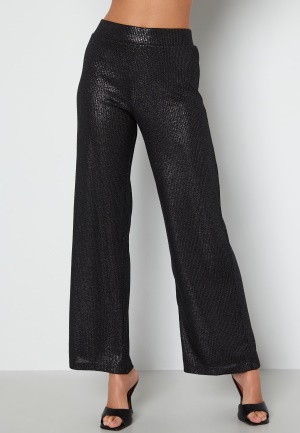 Happy Holly Romy glitter wide pants Black / Silver 36/38