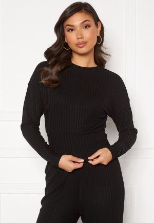 ONLY Dina L/S O-Neck Top Black XL