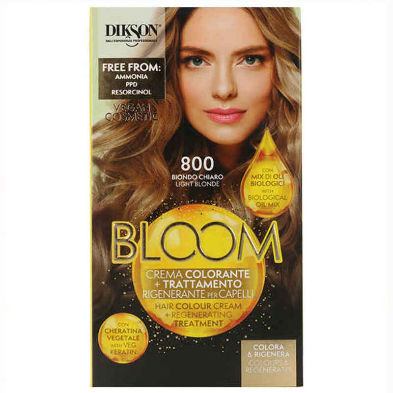 Pysyvä väriaine Bloom Dikson Muster 800 Light Blonde
