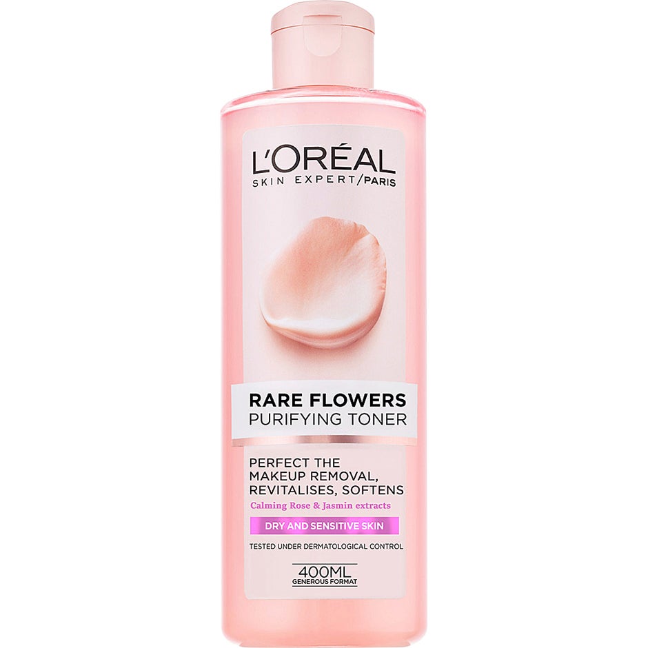 L'Oréal Paris Rare Flowers Purifying Toner Dry/Sensitive, 400 ml L'Oréal Paris Kasvovedet