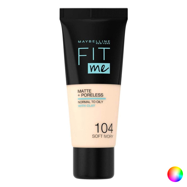 Nestemäinen meikin pohjustusaine Fit Me! Maybelline (30 ml)(Väri 112-soft beige 30 ml)