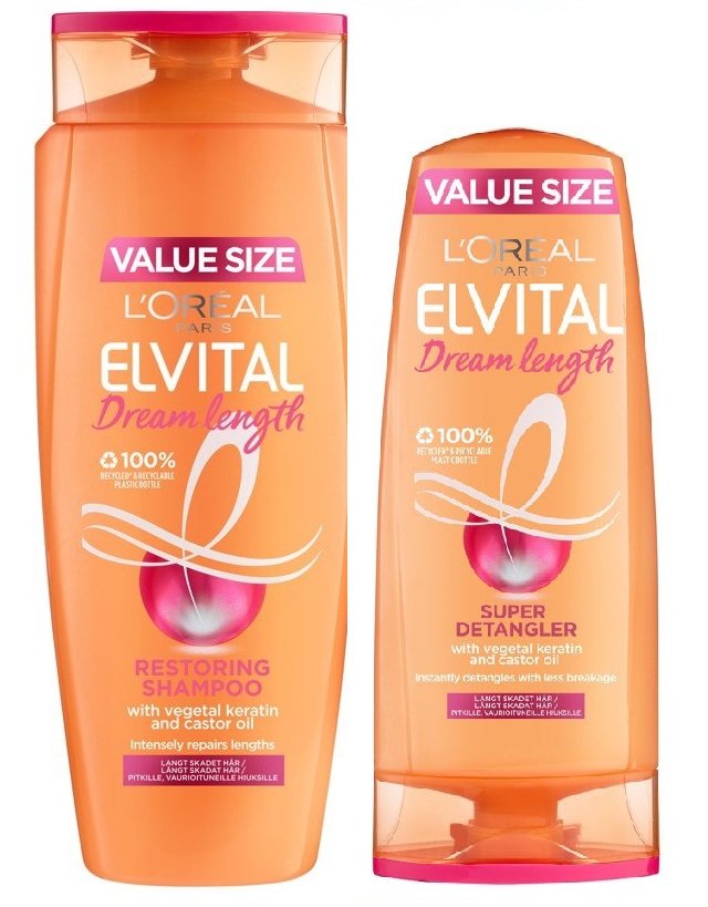 L'Oréal - Elvital Dream Lenght Shampoo 700 ml + Conditoner 400 ml