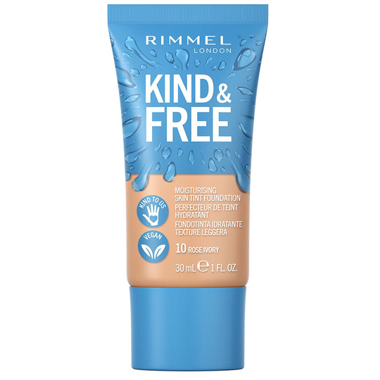 Kind & Free Skin Tint 10 Rose Ivory, Rimmel London Meikkivoide