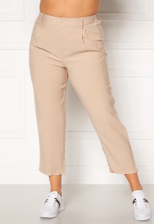 Happy Holly Maria straight leg pants Light beige 40/42