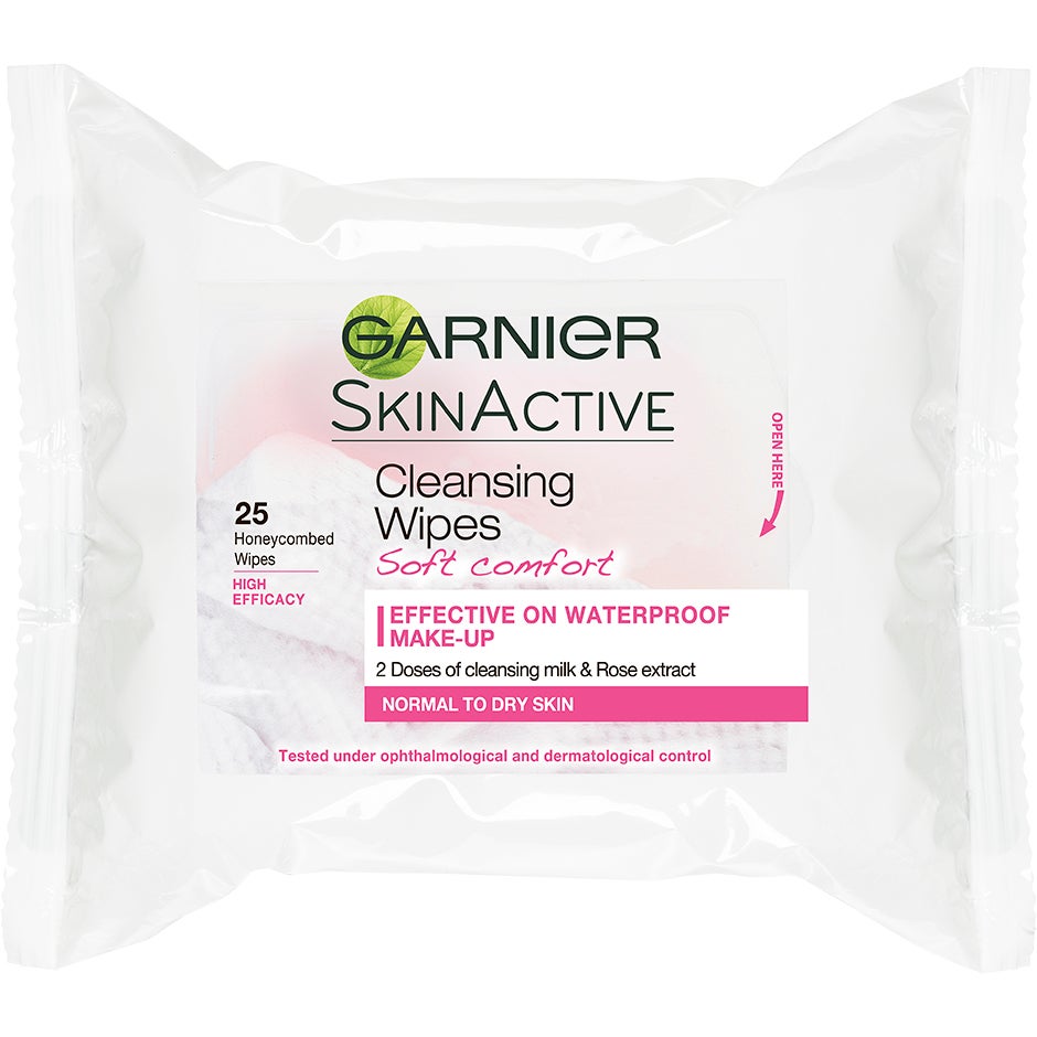 Skin Active Cleansing Wipes, Garnier Meikinpoistoaine