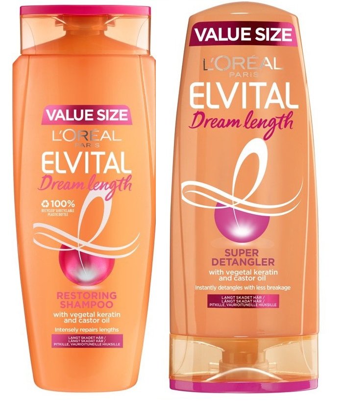 L'Oréal - Elvital Dream Lenght Shampoo 700 ml + Conditioner 700 ml