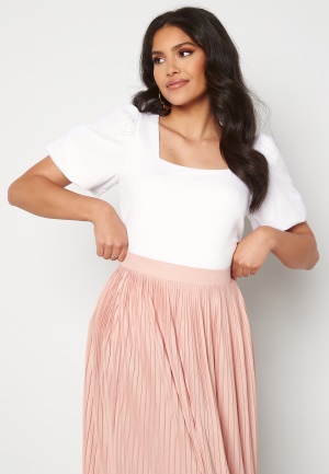 JDY Dicte Puff Sleeve Top Bright White XS