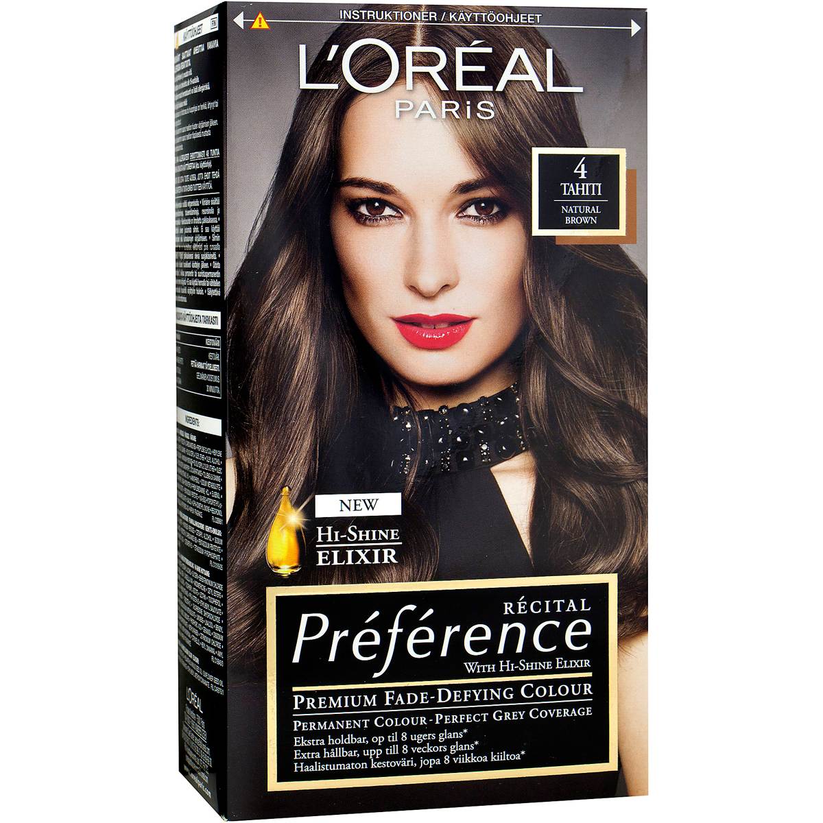 Récital Préférence 4 Tahiti Brun, L'Oréal Paris Hiusvärit