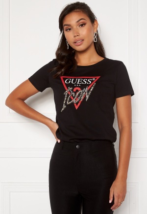 Guess SS Icon Tee JBLK Jet Black A996 L