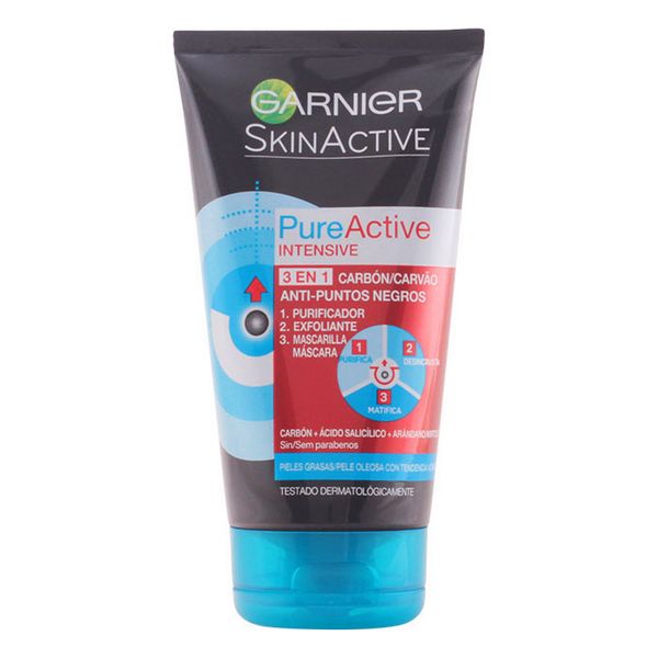 Kuoriva kasvogeeli Pure Active Garnier(Kapasiteetti 150 ml)