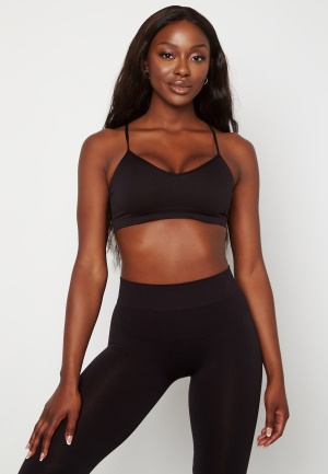 Pieces Symmi Rib Top 2-Pack Black M/L