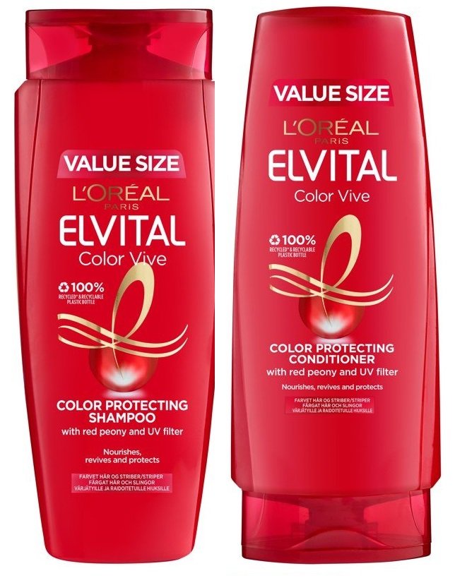L'Oréal - Elvital Color Vive Shampoo 700 ml + Conditioner 700 ml