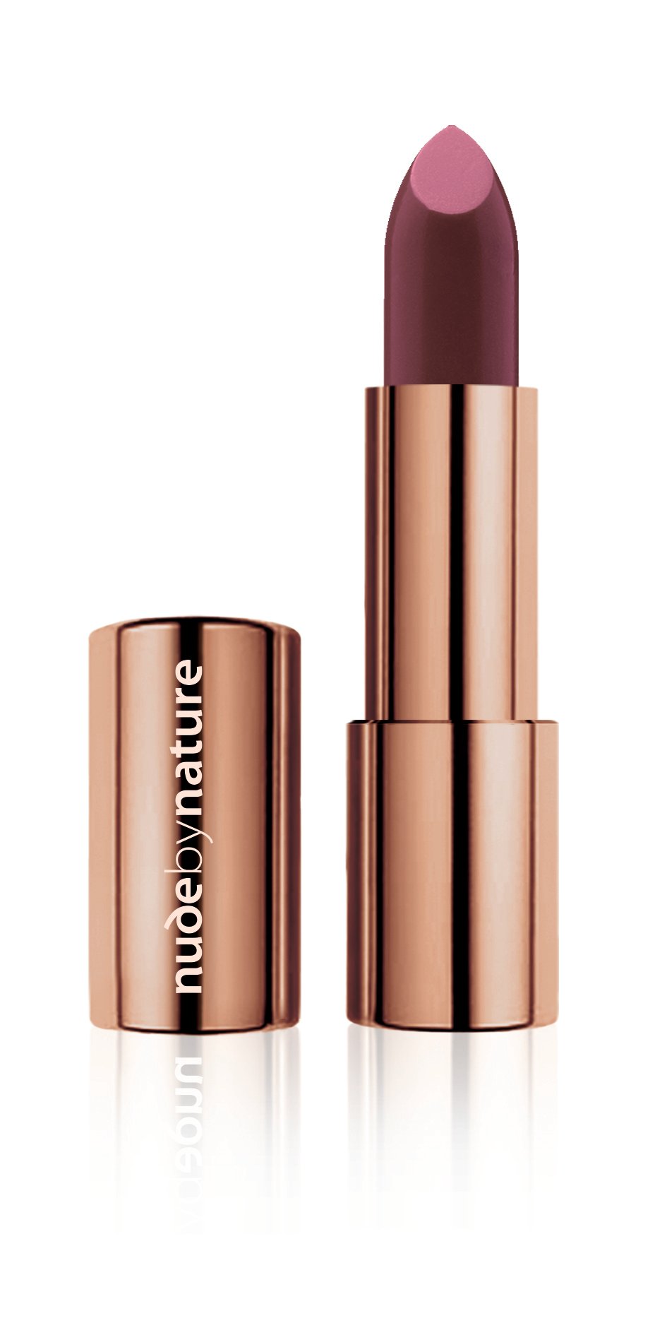 Nude by Nature - Moisture Shine Lipstick - 10 Mulberry