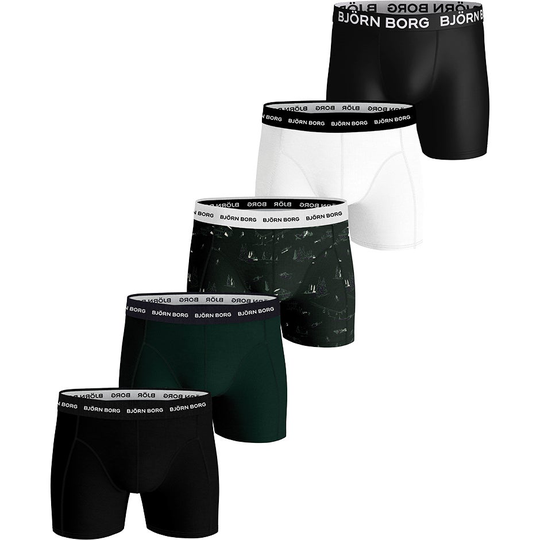 5p Essential Boxer, Björn Borg Bokserit ja sukat