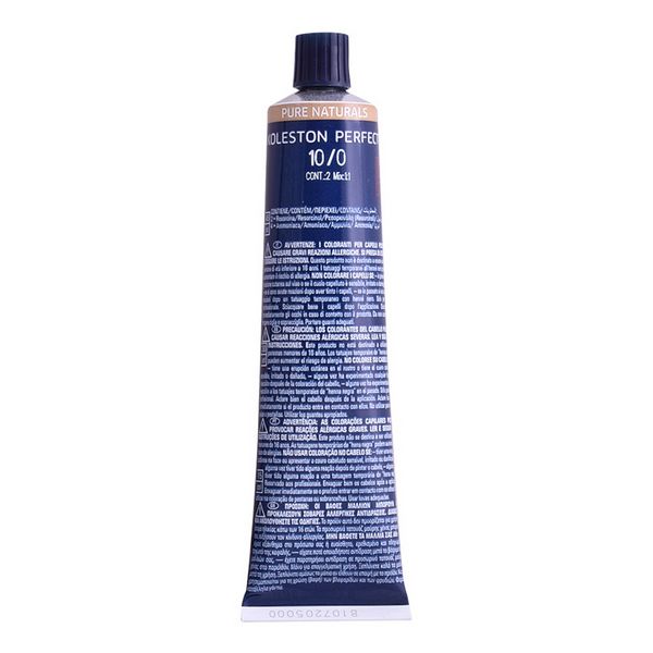Pysyvä väriaine Pure Naturals Wella (60 ml)(Määrä 10/0 60 ml)