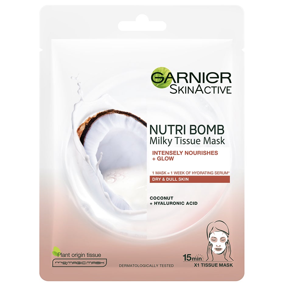 Skin Active Nutri Bomb Tissue Mask, 30 g Garnier Kasvonaamio