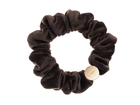 Mini Velvet Scrunchie hair braid, Dark Ponnarit