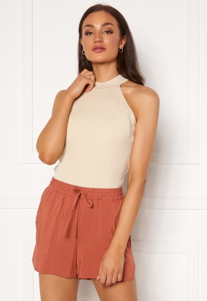 SELECTED FEMME Solita S/L Knit Top Sandshell XL